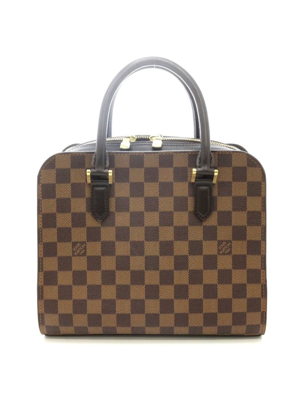 Louis Vuitton Triana Handbag Damier Canvas Brown